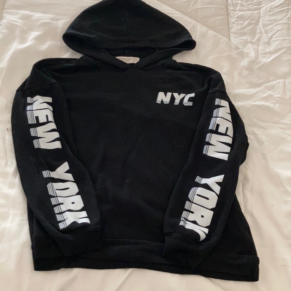 Black protect social/UA hoody sweatshirt